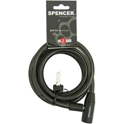 фото - Замок Spencer Z8102 під ключ 12 х 1800мм чорний