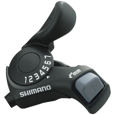 фото - Манетка Shimano Tourney SL-TX30 права 7шв, чорний