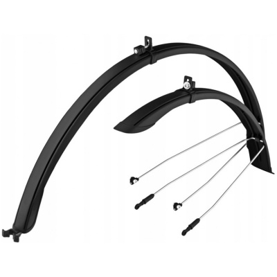 фото - Крылья Simpla Ubiquit SDS 28" 46мм черный с серым