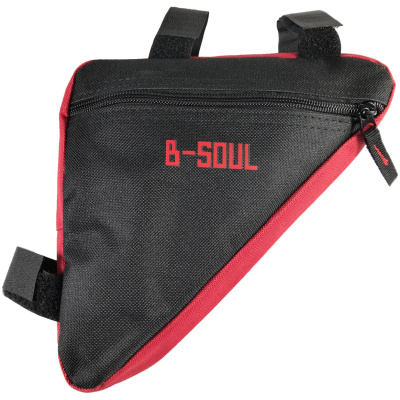 фото - Сумка под раму угловая B-Soul черный/красный