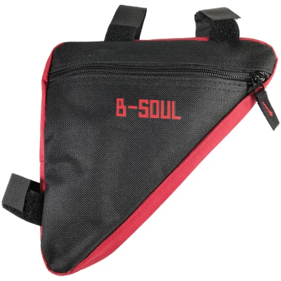 фото - Сумка под раму угловая B-Soul черный/красный