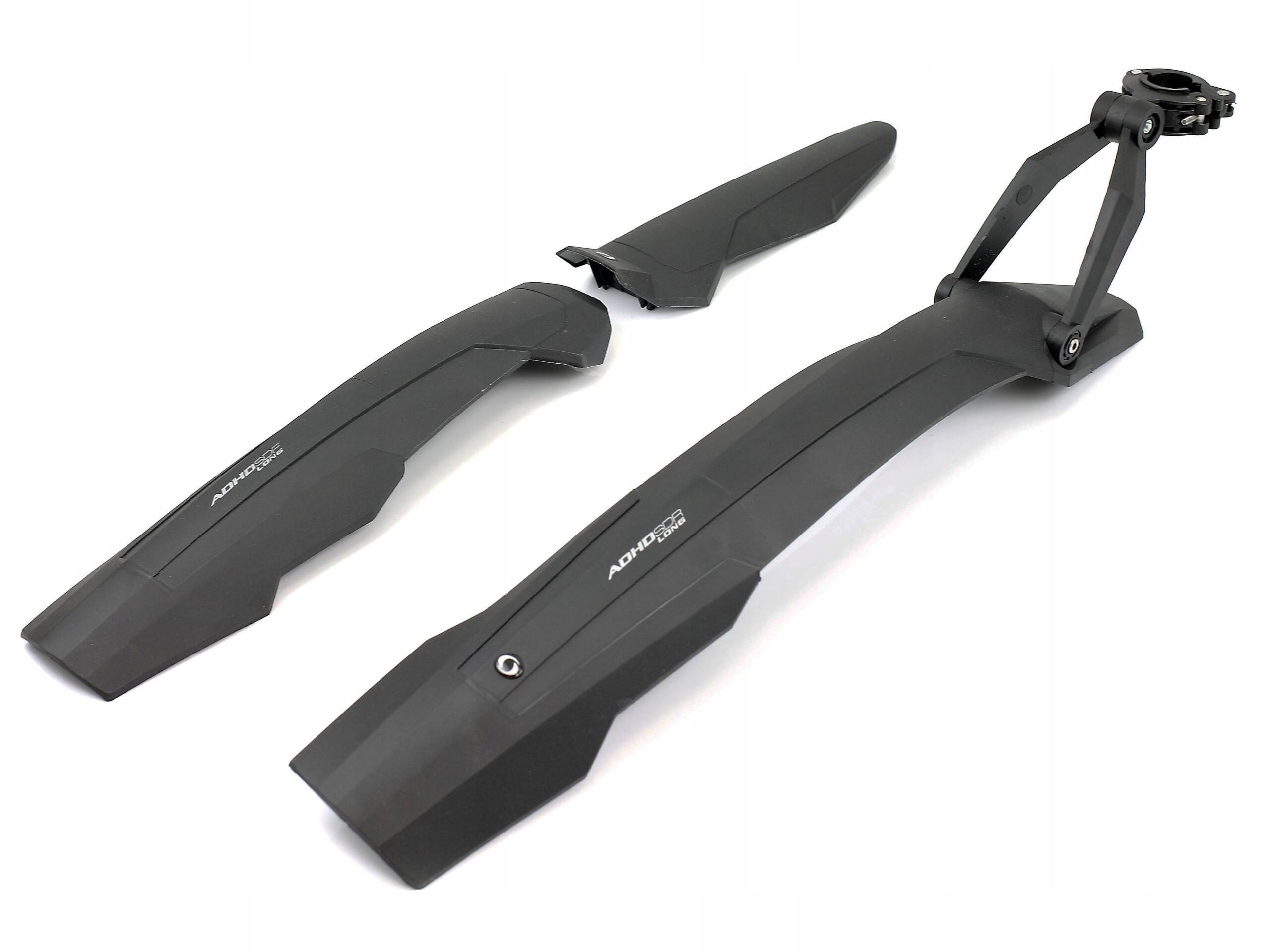 Комплект крыльев 27,5"-29" SIMPLA ADHD SDL, SPEEDclamp mounting быстросъемное крепление, черные с белыми вставками
