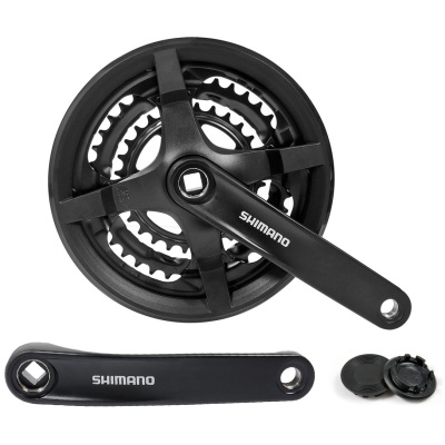 фото - Шатун Shimano FC-TY301 48T черный (fc-ty301-48)