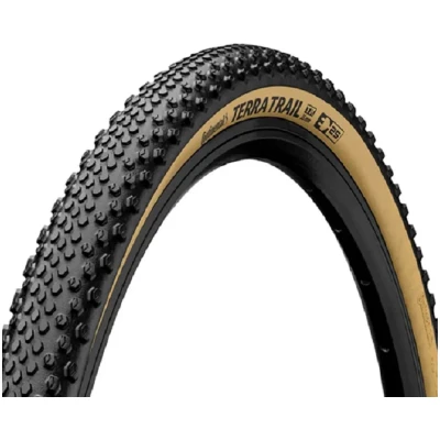 фото - Покрышка Continental Terra Trail ProTection 27.5″ | 650 x 40B | 27.5 x 1.50 черная/кремовая складная skin