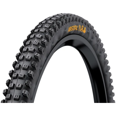 фото - Покрышка бескамерная Continental Argotal Downhill SuperSoft 27.5 x 2.40 черная складная skin