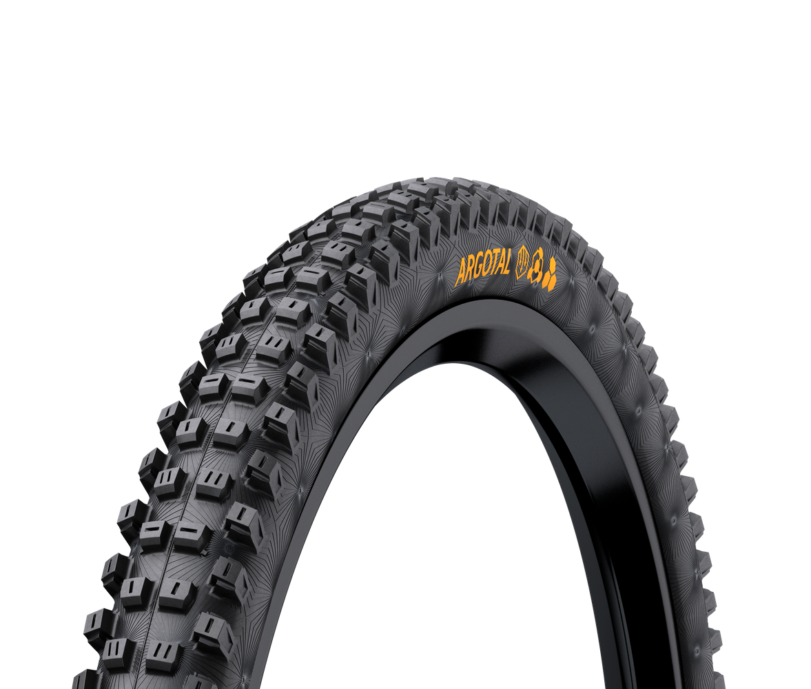 Фото Покрышка бескамерная Continental Argotal Downhill SuperSoft 27.5 x 2.40 черная складная skin
