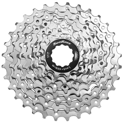 фото - Касета інд. 9-k 11-34T SUN RACE M96, Nickel