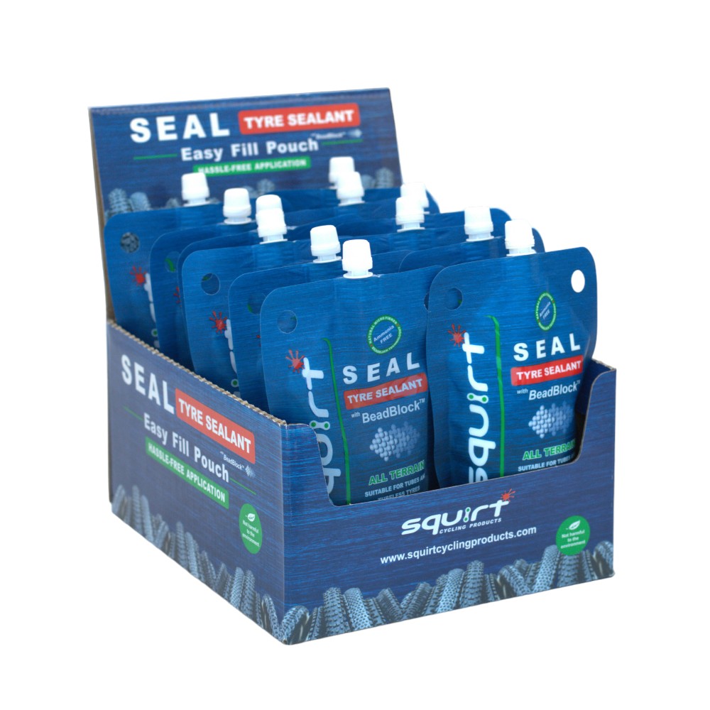 Фото Герметик Squirt SEAL BeadBlock® 120 мл з гранулами (тюбик) 12 шт / коробка