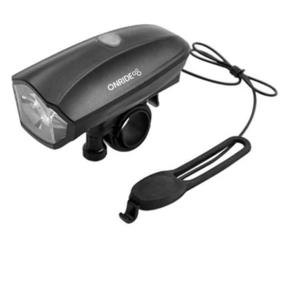 фото - Электронный сигнал 2в1 ONRIDE Lightbell (звонок+фонарь). батарейки