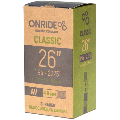 фото - Камера ONRIDE Classic 26"x1.95-2.125" AV 48