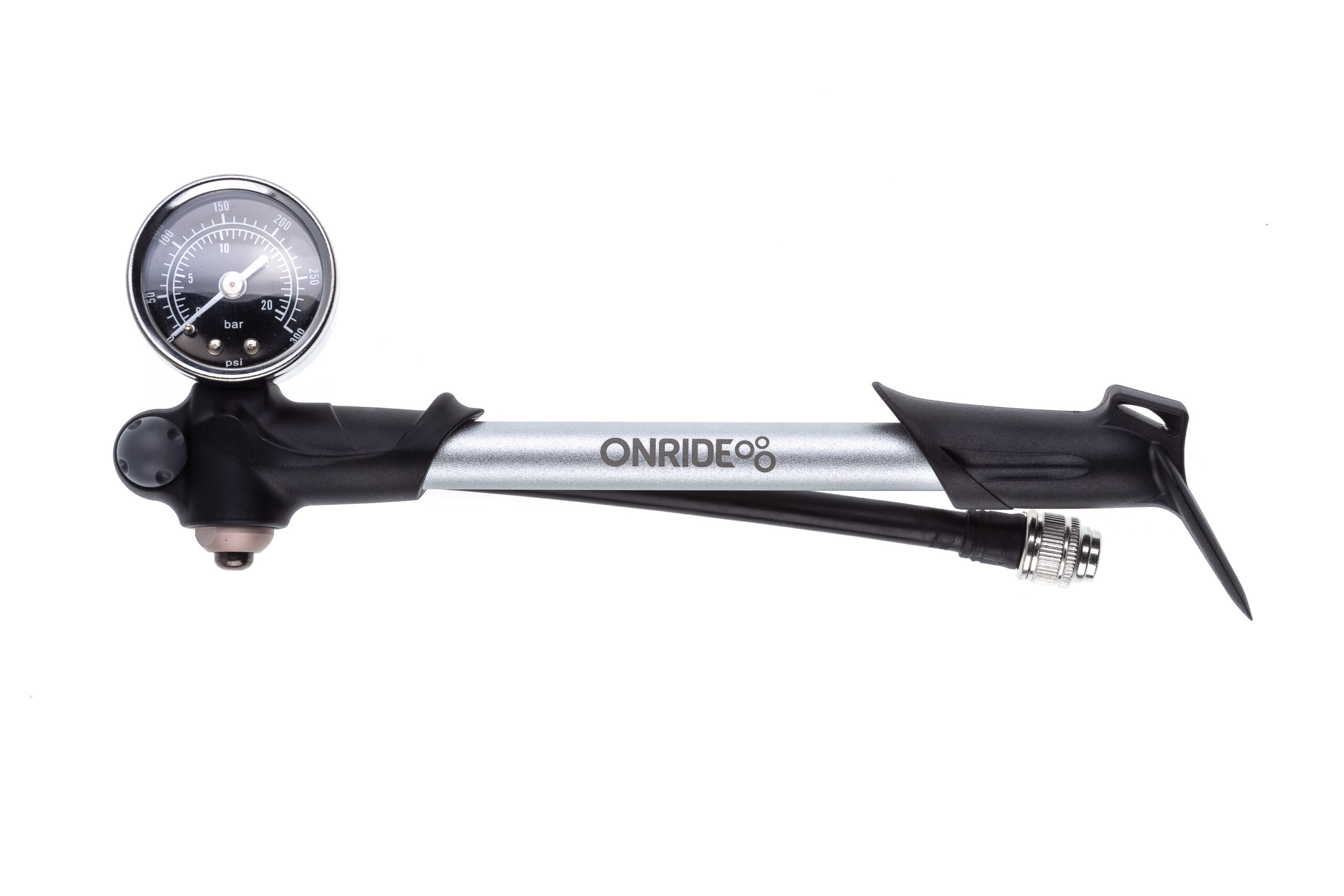 Фото Насос високого тиску ONRIDE Pressure 20 з манометром макс. тиск 300 PSI головка під FV/AV