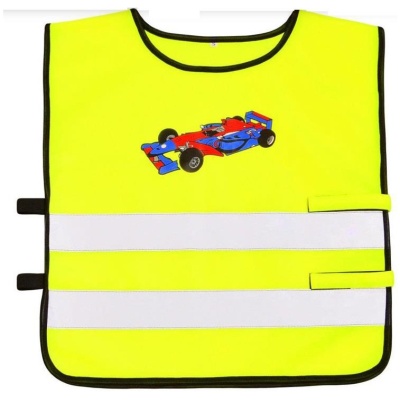 фото - світловідбиваючий жилет Auto, салатовий