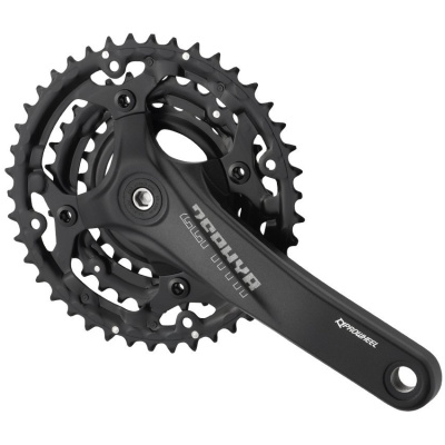 фото - Комплект шатунів PROWHEEL ZEPHYR-601 (10S) 170mm, 42/32/24T black