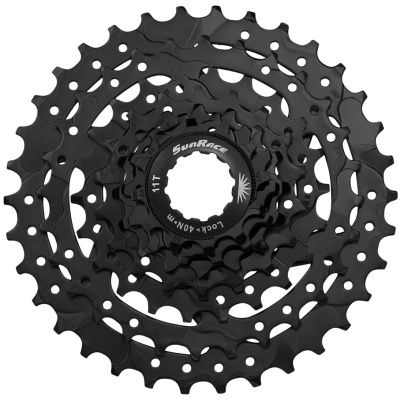 фото - Касета інд. 7-k 11-34T SUN RACE M40 MTB, Black