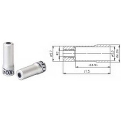 фото - Наконечник Alligator для сорочки сріблястий перемикання. уп.20 шт