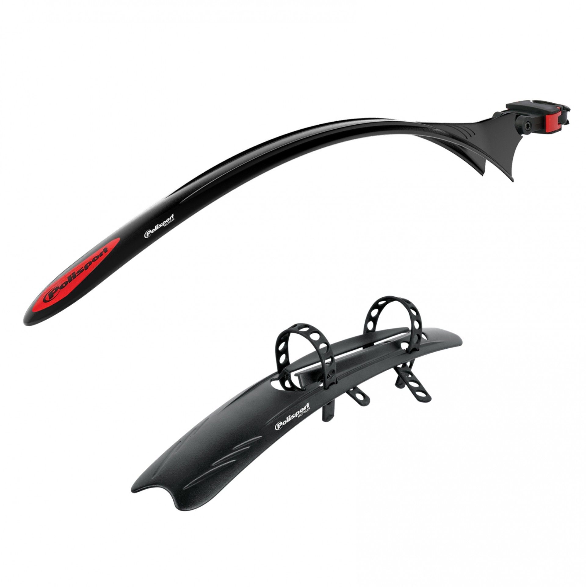 Фото Комплект крыльев POLISPORT Michigan 28" MTB/ROAD черный