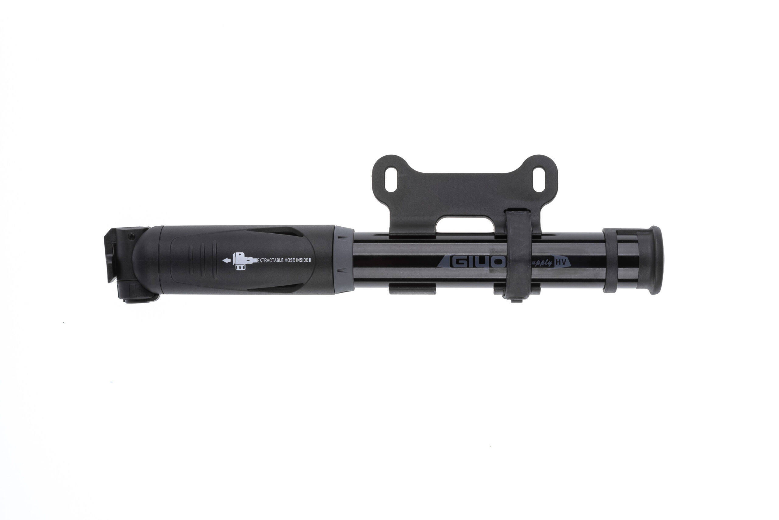 Насос компактный Giyo GP-862E алюминиевый с выдвижным шлангом. Давление: 80 PSI / 5,5 Bar