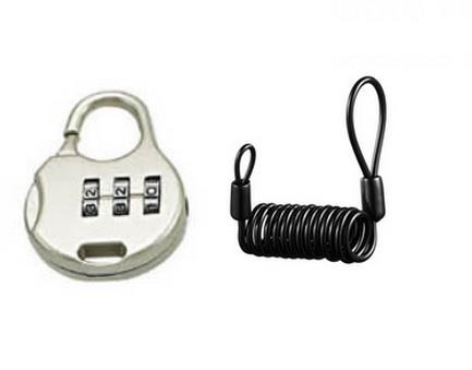 Фото Замок Kands Mini кодовый 3,5х1200мм черный