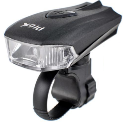 фото - Фара передня ProX Orion 1xCree 2 Led 400Lum USB чорний (A-O-B-P-0312)
