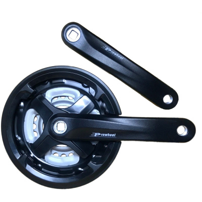 фото - Шатуні Prowheel ТА-СM68 (42-34-24), L-170 мм чорний/срібний (ТА-СM68-black)