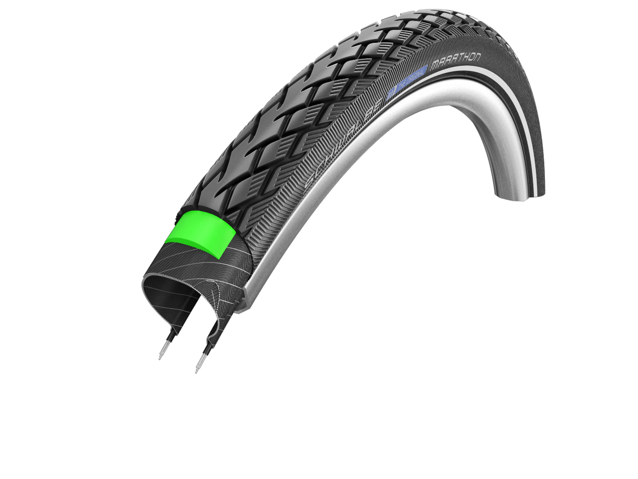Фото Покришка Schwalbe Marathon 26×2.00 (50-559) 67TPI 970g GreenGuard reflex
