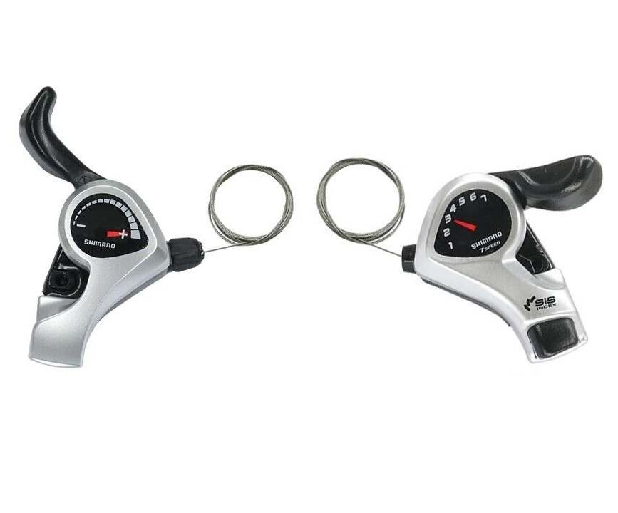 Фото Манетки Shimano SL-TX50 Tourney 3*7 серый (SL-TX50)
