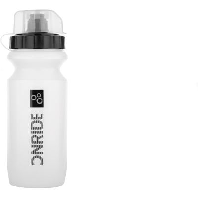 фото - Фляга ONRIDE Ram 20 600 мл. прозора чорна з ковпачком та мембраною 21