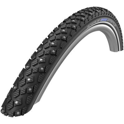 фото - Покришка 26×2.15 (55-559) Schwalbe MARATHON WINTER PLUS Perf, SmartGuard, TwinSkin B/B+RT HS396 188 Steel Studs WiC 67EPI