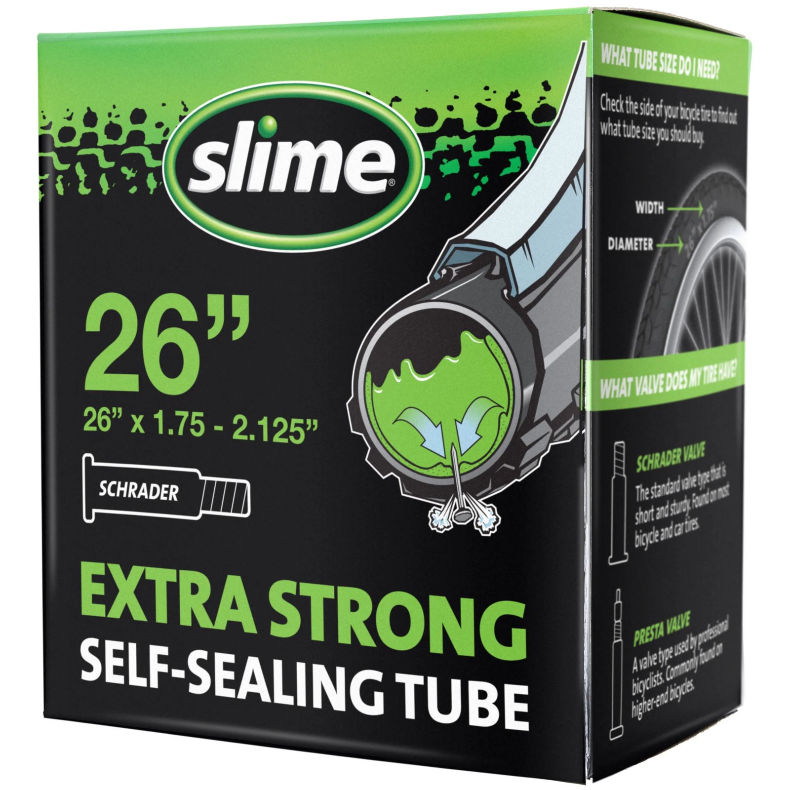 Камера Slime Smart Tube 26" x 1.75 - 2.125" AV с герметиком