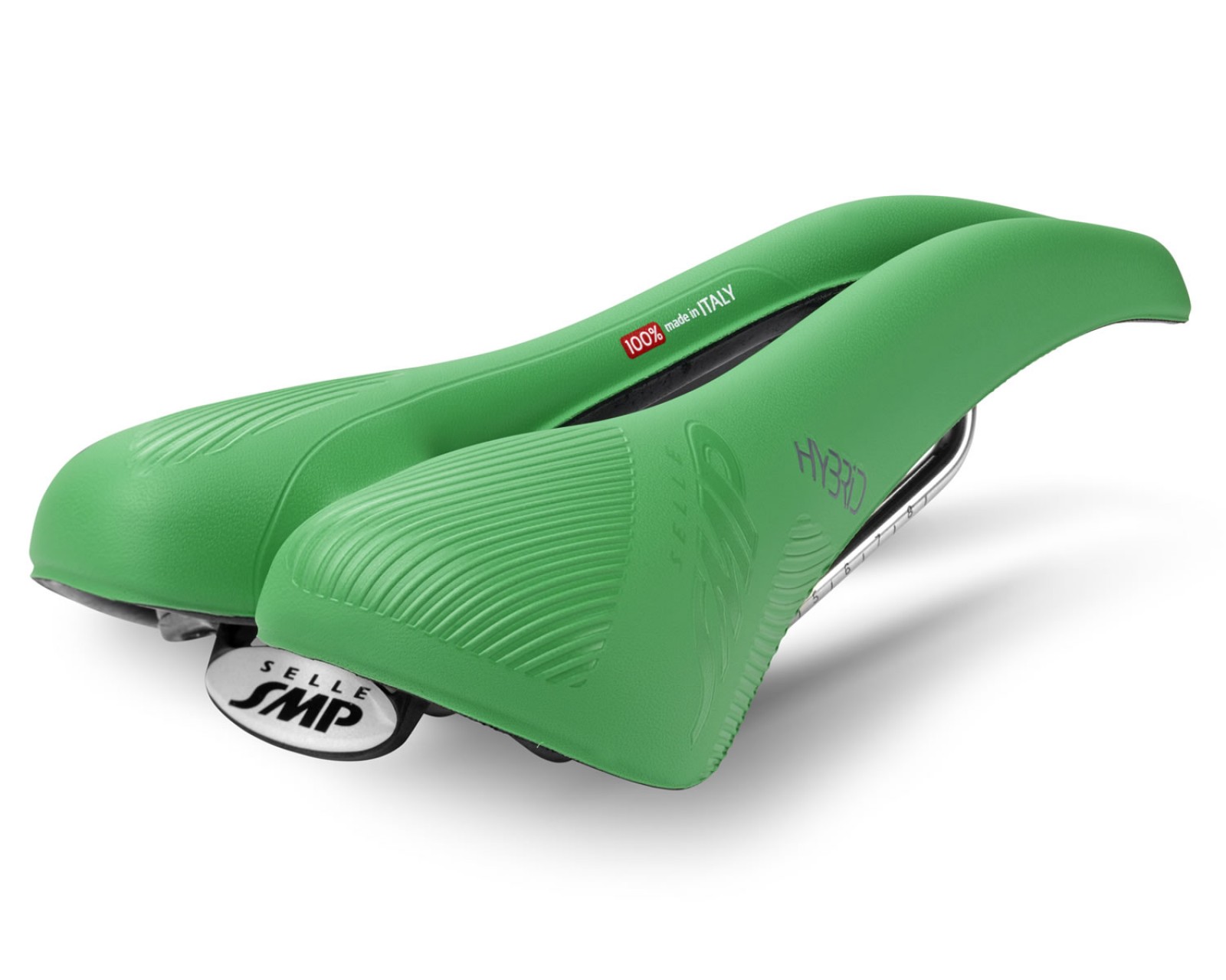 Фото Седло Selle SMP HYBRID Зеленый ITALY