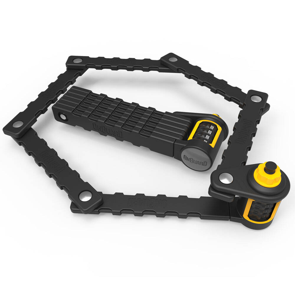 Замок складаний Onguard K9 Heavy Duty Combo, 75см, кодовий на 4 цифри, короб-тримач на раму