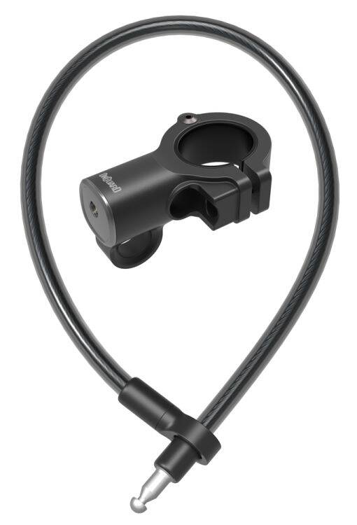 Замок Onguard Electric Scooter, трос 120см х 12мм, 2 ключі, чорний