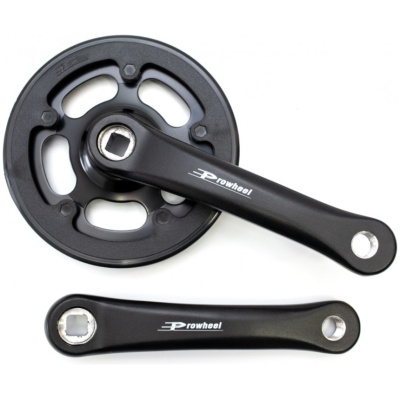 фото - Шатун алюм. L152мм 36T під квадрат чорн. без болтів (чорн.)