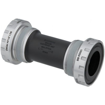 фото - Каретка без валамм 68/70 под полую ось (Hollowtech II) SHIMANO BB-RS501 (серый с черным)