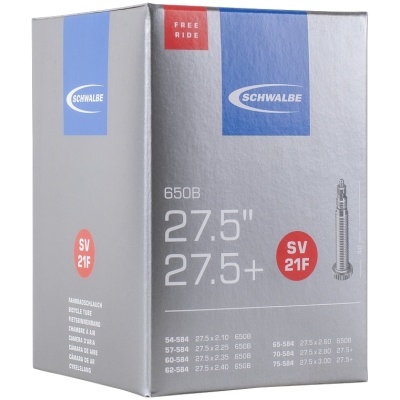 фото - Камера Schwalbe SV21F Freeride 27.5×2.10-3.00˝ (ETRTO 54/75-584) ніпель FV 40мм