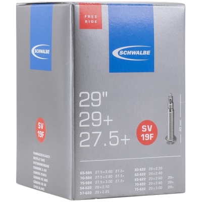 фото - Камера Schwalbe SV19F FreeRide 29˝x2.10-3.00˝ (ETRTO 54/75-622) ніпель FV 40мм