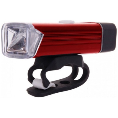 фото - Фара передня Machfally BST-001 USB, чорний/червоний (BST-001-red)