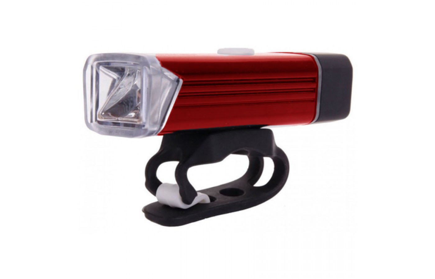 Фото Фара передня Machfally BST-001 USB, чорний/червоний (BST-001-red)