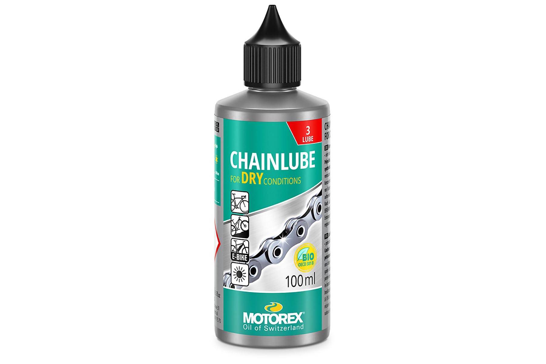 Смазка для цепи MOTOREX CHAINLUBE FOR DRY CONDITIONS для сухих условий, 100 мл