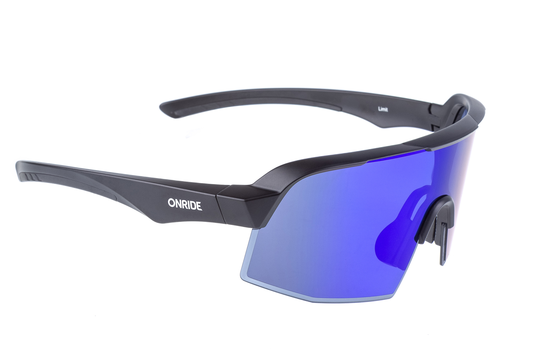 Очки ONRIDE Limit матово черные с дымчатыми линзами Revo Sea Wave (17%)