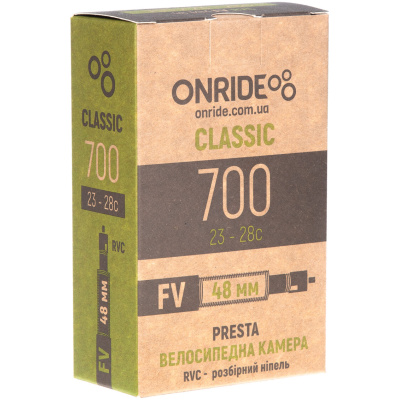 фото - Камера ONRIDE Classic 700 x 23-28c FV 48 мм RVC