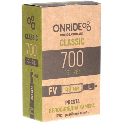 фото - Камера ONRIDE Classic 700 x 23-28c FV 48 мм RVC