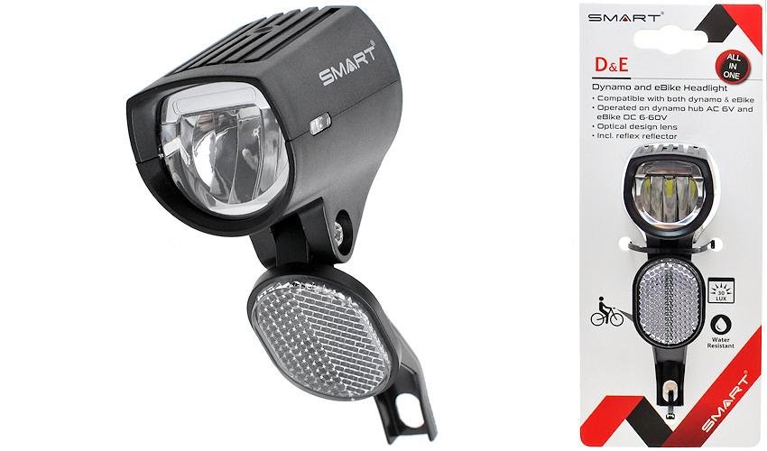 Фара передня Smart BL141W-01 30 Lux під динамо, чорний (A-O-NA-0053)