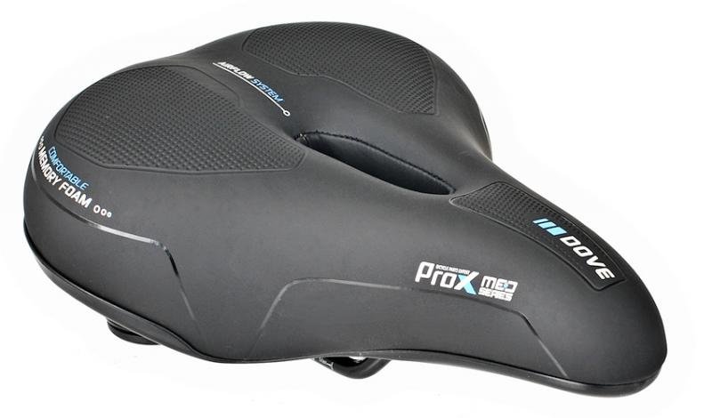 Фото Седло ProX Dove Med, Memory Foam, Reflex, черный (C-SI-0334)