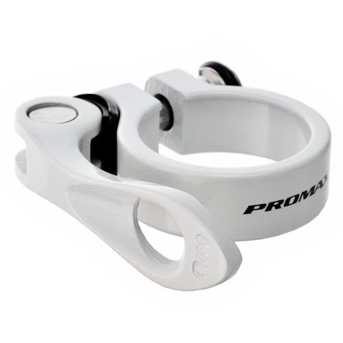 Фото Замок підсідельний ProMax 34,9мм, білий (C-WS-0220)