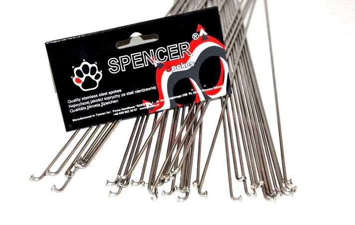 Фото Шприхи Spencer 36шт, нержавеющие, 268мм, без ниппеля, серебристый (SZN268)