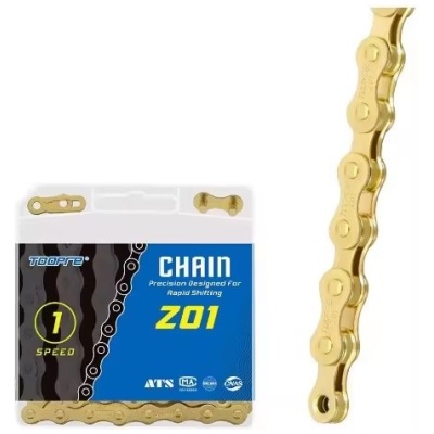 фото - Ланцюг Toopre Z01 1sp (Z01-gold)