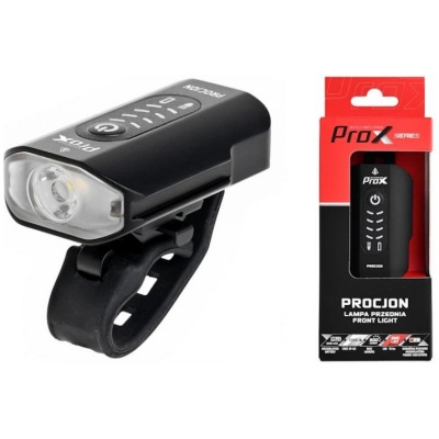 Фара передня ProX Procjon 600Lm, 1200mAh, USB-C чорний (A-O-B-P-0491)