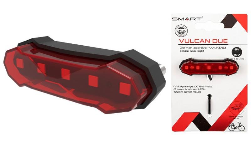 Фара задня Smart Vulka Due 6-15V E-Bike (A-O-B-T-0049)