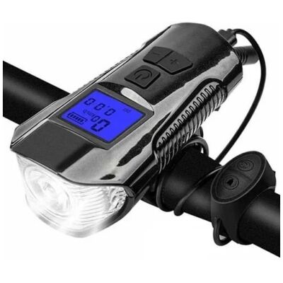 Фара передня + велокомп'ютер + сигнал XA-585-T6+2LED, акумулятор, ЗП micro USB (XA-585)